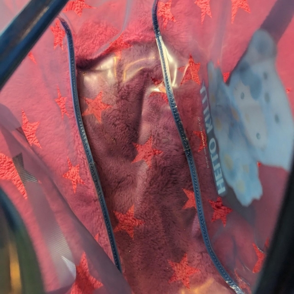 hello kitty 2004 blue transparent purse - Picture 2 of 6